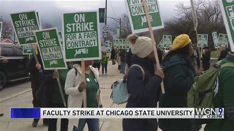 Chicago State University faculty on strike